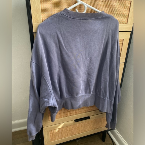 Blue Nike Crewneck Fleece Sweatshirt - Picture 2 of 2